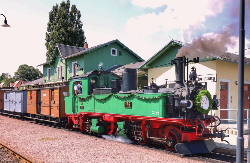 Sonderzug in Moritzburg.