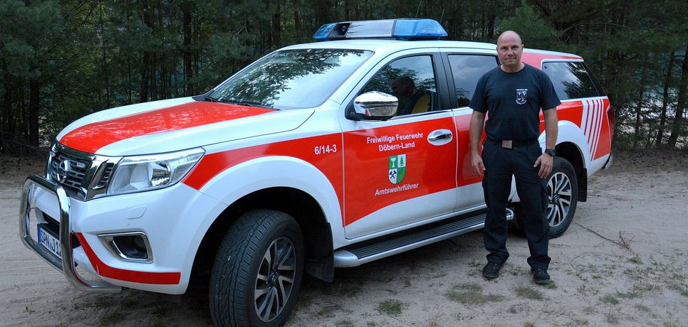 Lars Mudra ist Amtswehrführer Döbern-Land.