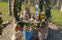 Osterbrunnen in Althirschstein