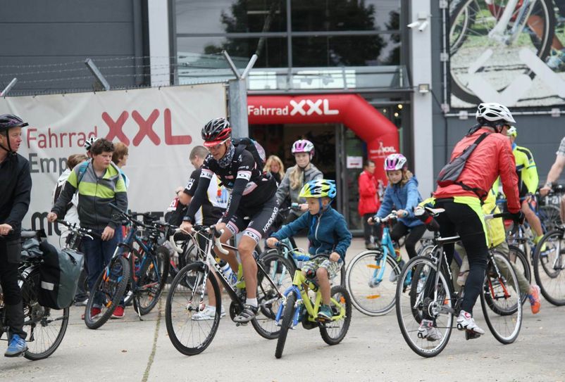 Die ARTOUR gehört zu den größten Radsportveranstaltungen in der Region. Start ist bei Fahrrad XXL in Nickern.                                                       Foto: Daniel Förster