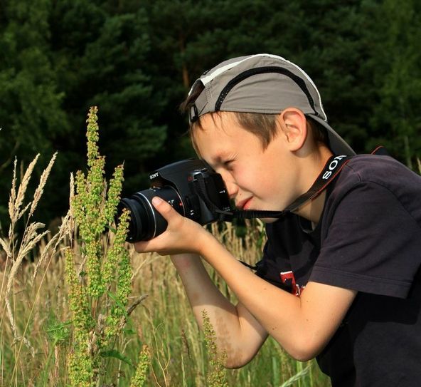 Auf Fotopirsch in Wanninchen. Foto: Ralf Donat