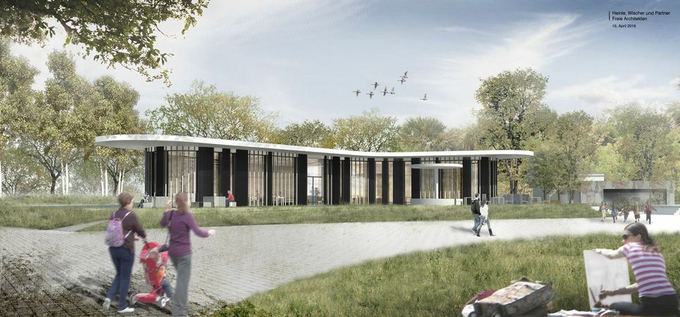 So könnte das neue Pinguin Café im Dresdner Zoo aussehen.