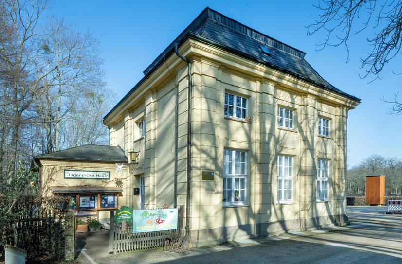 Das Jugend-Öko-Haus im Großen Garten.