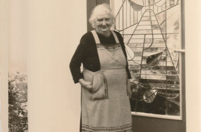 Martha Minna Kottner nach ihrer Flucht aus der DDR.