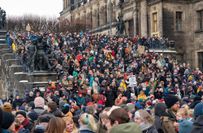 Demo gegen Rechtsextremismus am 21. Januar 2024 in Dresden.