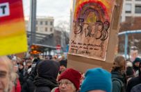 Demo gegen Rechtsextremismus am 21. Januar 2024 in Dresden.