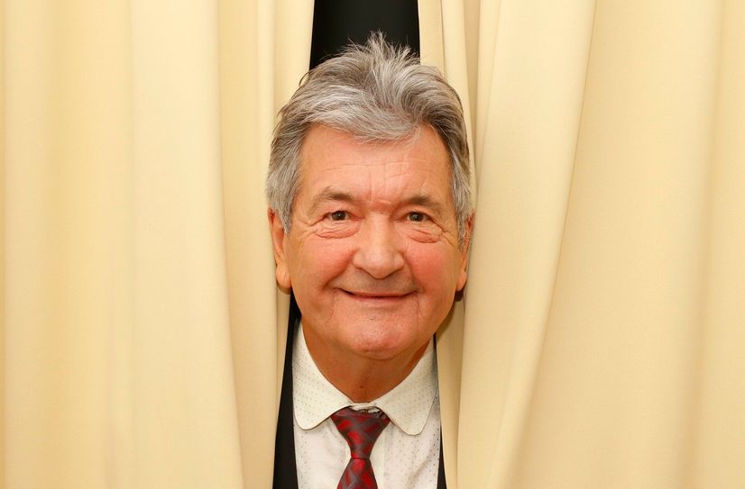 Moderator Lutz Hoff lädt auf den »Balkon Dresdens« ein.