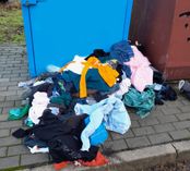 So sieht es oft aus, wenn die Container voll sind.