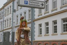 Riesaer Riese am Museum....