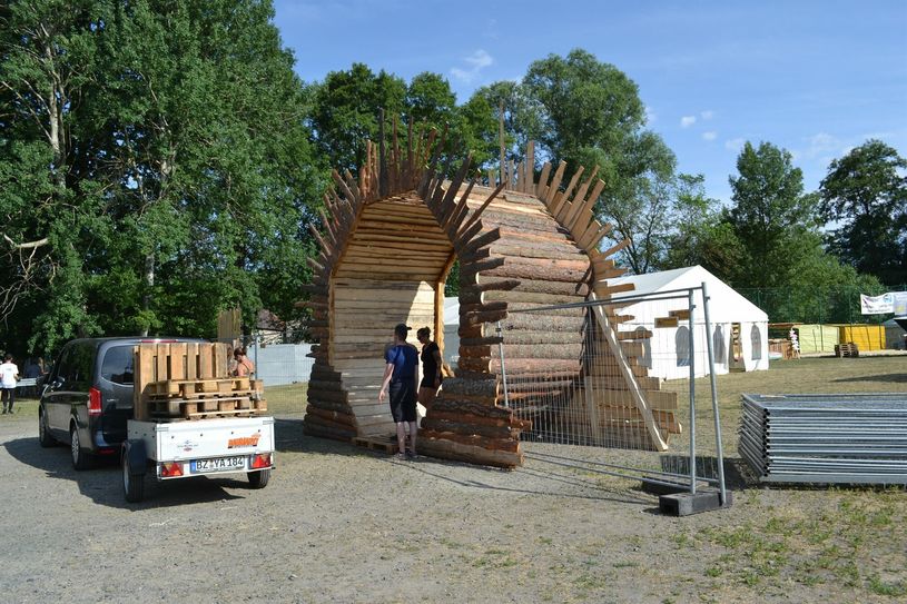 Die Vorbereitungen für das Dorfrock in Dörgenhausen laufen auf Hochtouren.