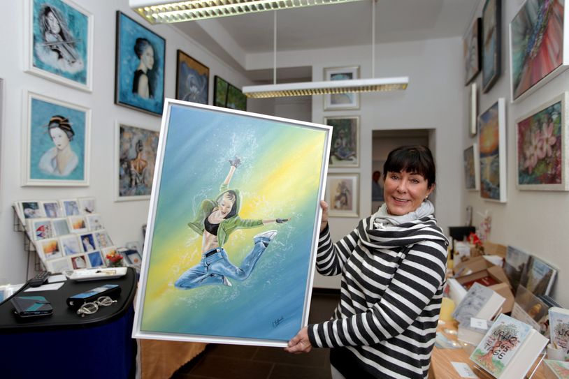 Die Mini-Galerie befindet sich auf der Dohnaischen Straße.  Fotos: D. Förster