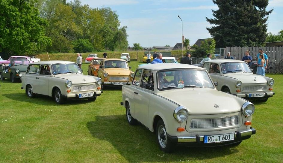 Etwa 50 Trabants und andere historische Fahrzeuge werden zum 14. Trabanttreffen am 13. Mai in Glaubitz erwartet. Foto: Peter Noack