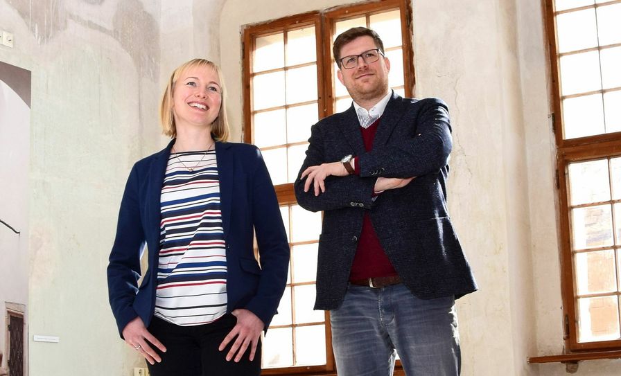 Maria Schulz und Benedikt M. Hummel sind die neuen Geschäftsführer der Kulturservicegesellschaft. Foto: Wulf Stibenz