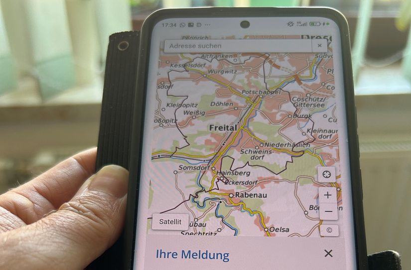 Noch schneller geht die Mängelmeldung per Smartphone.
