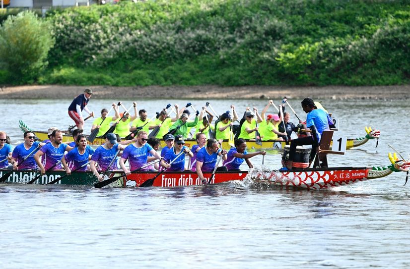 Auch dieses Jahr werden wieder Drachenboote die Elbe erobern.