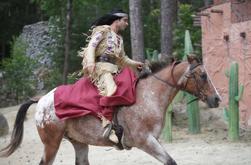 Serdar Reitners letzter Auftritt in der Hauptrolle als Winnetou.