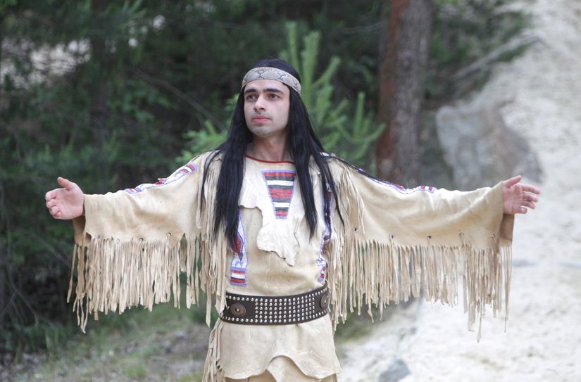 Serdar Reitners letzter Auftritt in der Hauptrolle als Winnetou.