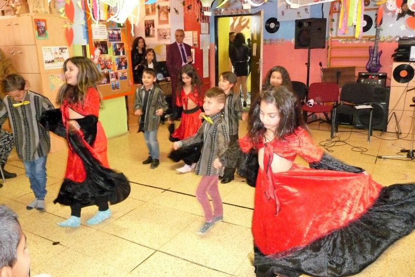Feierstunde im Roma-Zentrum Decín April 2019