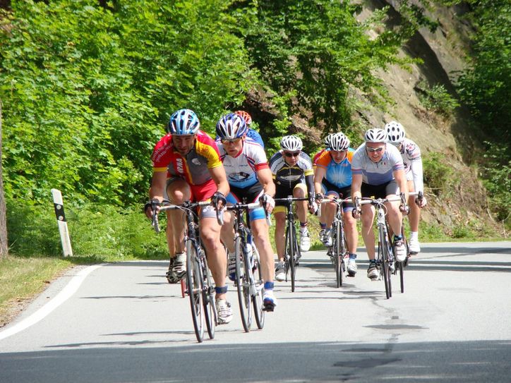 Radfahrer beim Rennen. Foto: Wolfgang Jentzsch