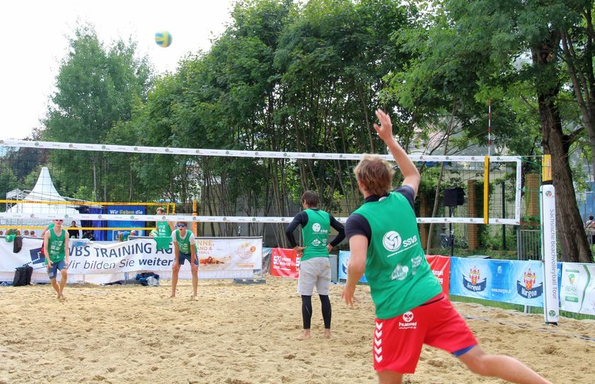 Auf den Feldern wurde natürlich auch gespielt. Foto: Keil