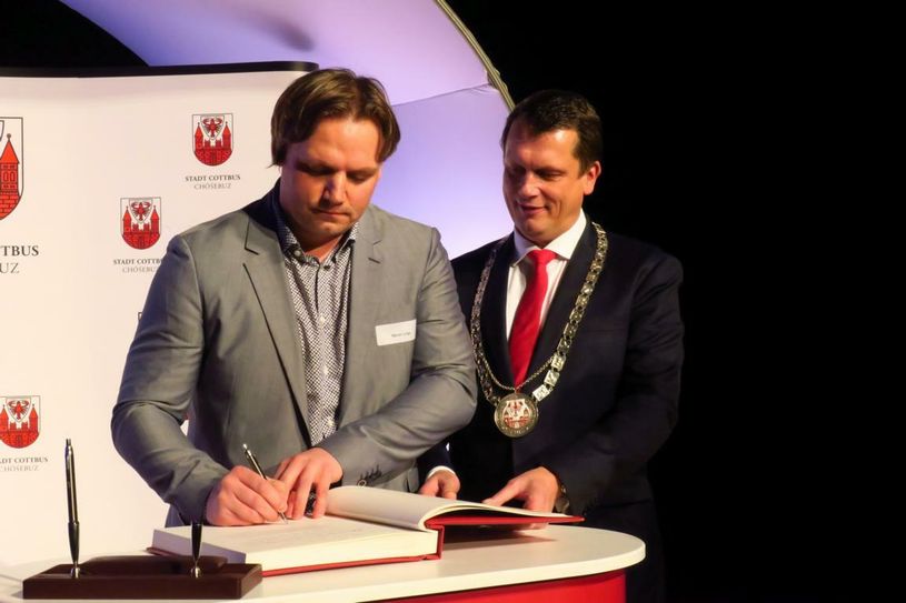 Neujahrsempfang der Stadt Cottbus am 10. Januar in der Stadthalle. Foto: jho