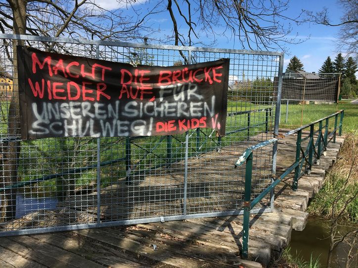 Die Kirchbrücke in Spree ist seit Mitte 2011 gesperrt. Foto: Keil