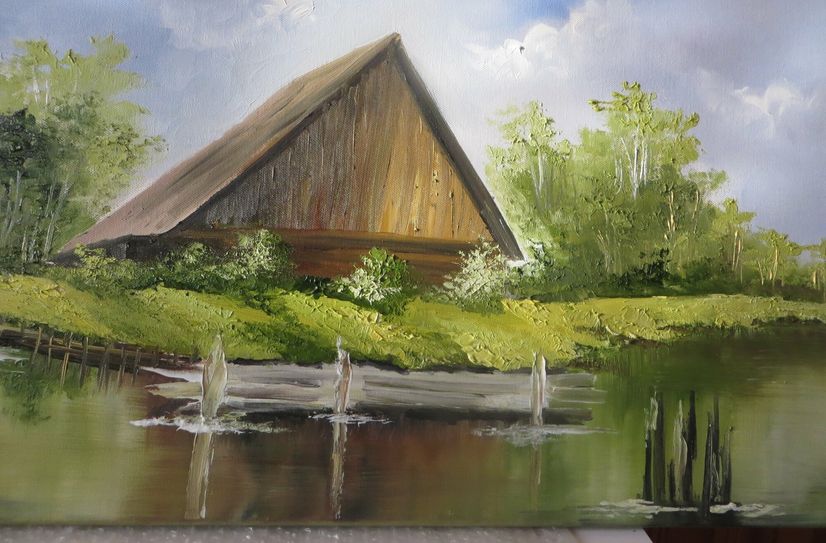 Spreewaldlandschaft von Renate Winkler.