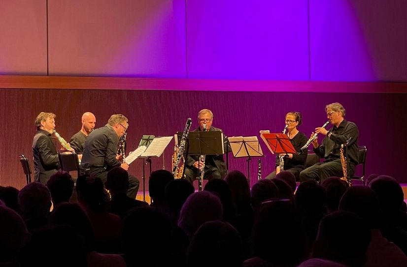 "Clarinet News" spielten das Eröffnungskonzert des diesjährigen Kammermusik Festivals. Foto: Melina Schubert