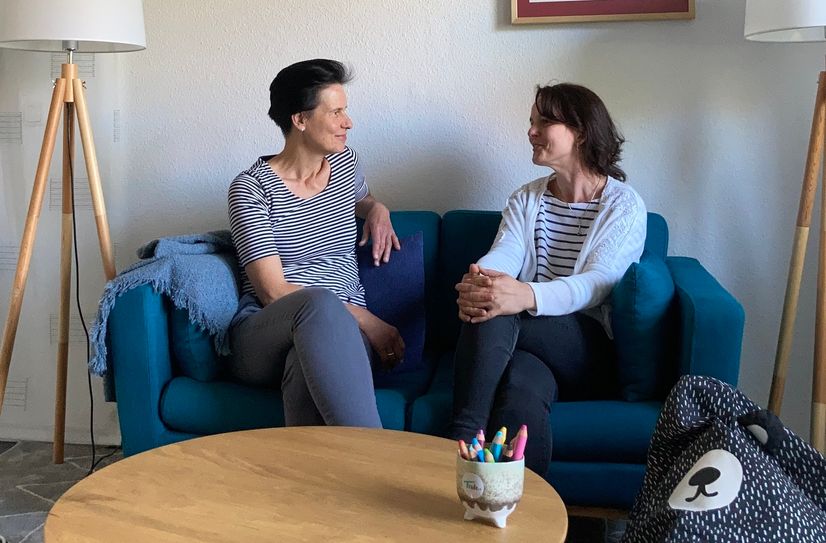 Die Gesichter hinter der Arbeit des Trude e.V.: Antje Schulz und Diana Mehmel.