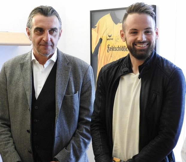 Ralf Minge und Guiliano Modica, der selbst bald Papa wird