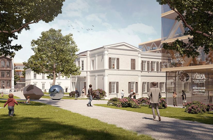 So könnte der zukünftige DZA-Campus in Görlitz auf dem Kahlbaum-Areal aussehen.