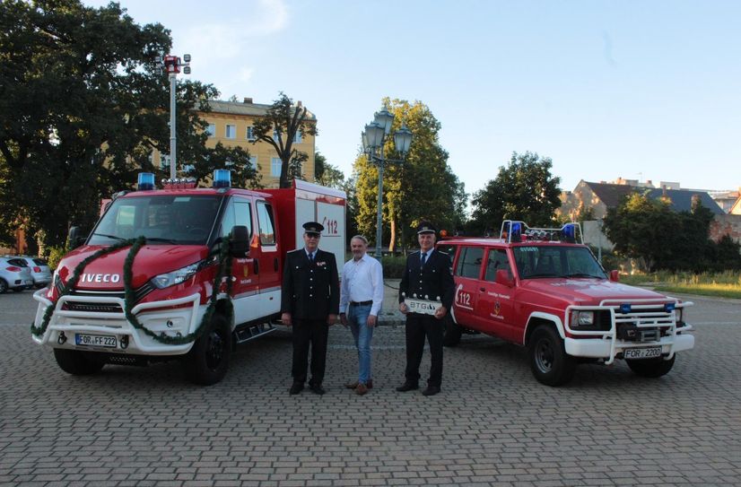 Feierliche Übergabe des neuen VRW.