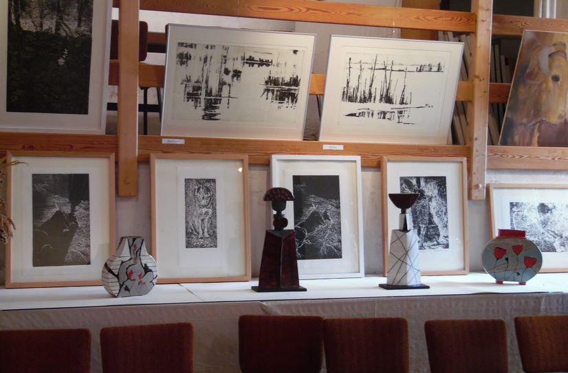 Radierungen und Grafiken aus der Ausstellung.