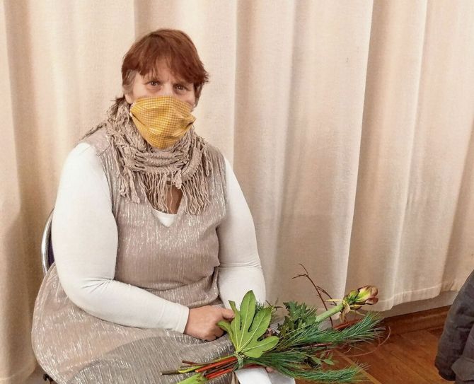 Marion Neumann hat den Ehrenamtspreis bekommen. Foto: Diakonie