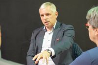 Mike Hausschild als Mitinitiator der Gesprächsrunde stand Rede und Antwort.