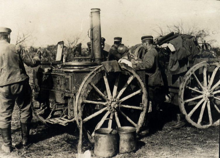 Feldküche des 52. Infanterieregiments, Foto: Stadtmuseum Cottbus