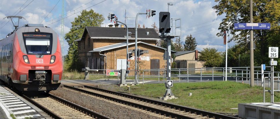 Die Bahn kommt - Haltepunkt Zabeltitz wird umgestaltet und künftig moderner.