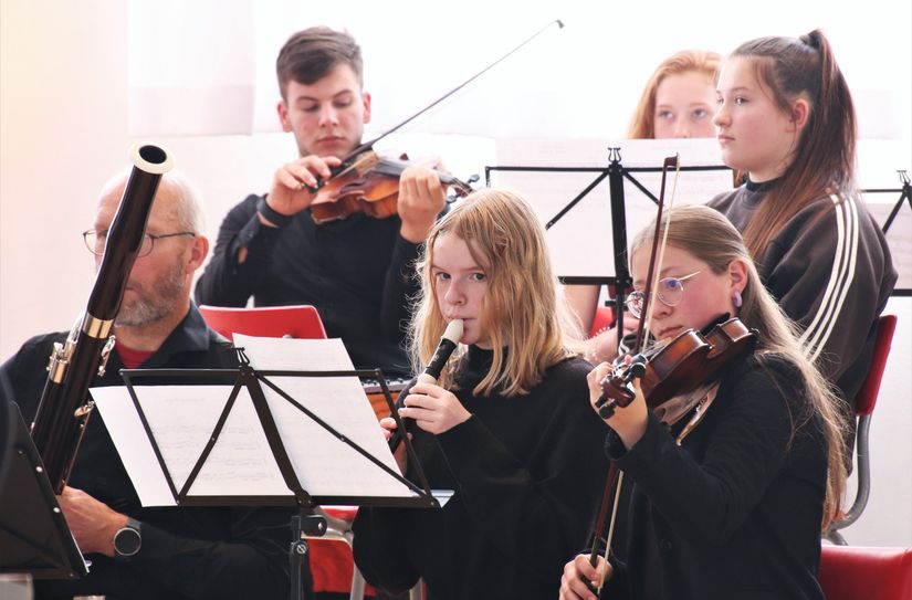 Schulübergreifende Musikwoche und ein Jubiläumskonzert.