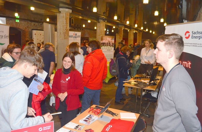 Azubimesse »meet yours job« 2024 im Kulturschloss Großenhain. 
Foto: Archiv, Müller