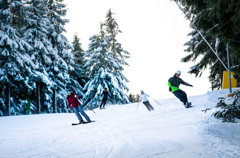 Ein Paradies für Wintersportfreunde.