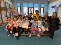 Hoher Besuch in der Integrationskita »Max und Moritz« und in der Heilpädagogischen Kita »Bussi Bär«  Hoyerswerda.