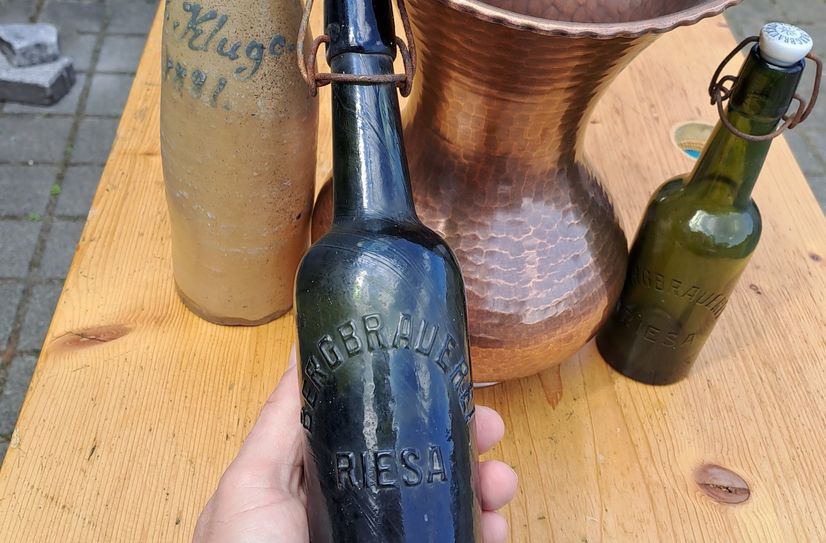 Ein Exemplar der Brauerei Riesa.