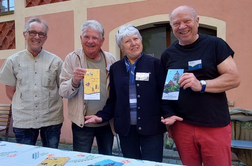 Seniorenvertretung Meißen auf dem Grünmarkt.