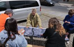 Studenten in meißen unterwegs.