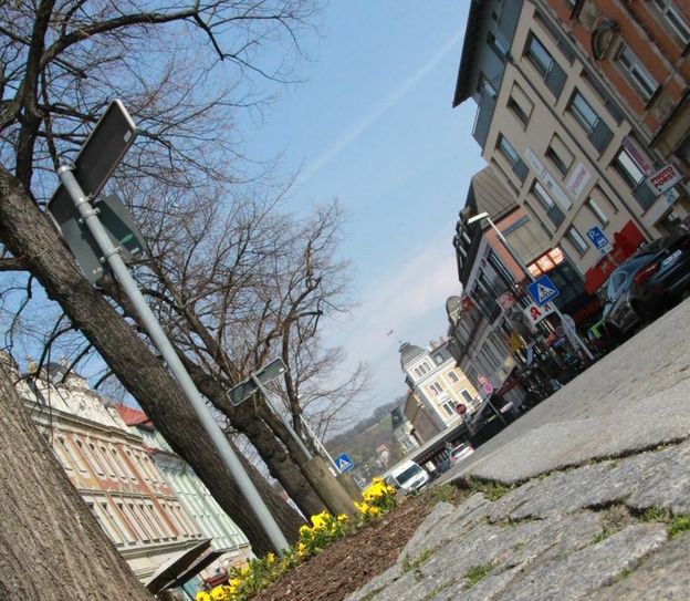 Wie werden die Bahnhofstraße und die angrenzenden Straßen später einmal aussehen?             Foto: ali