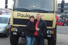 Gabi und Frank Wagner machen sich mit "Paula" auf den Weg nach Südamerika. Foto: Privat