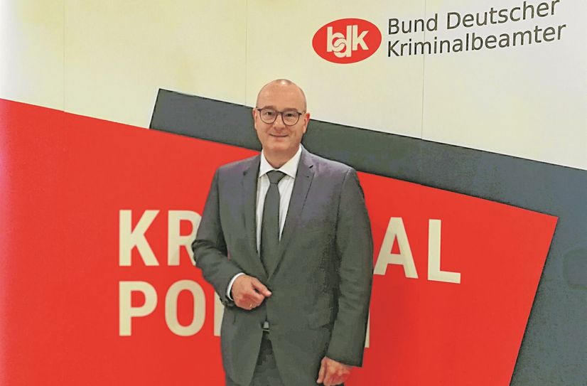 Dirk Peglow, Bundesvorsitzender des Bundes Deutscher Kriminalbeamter.