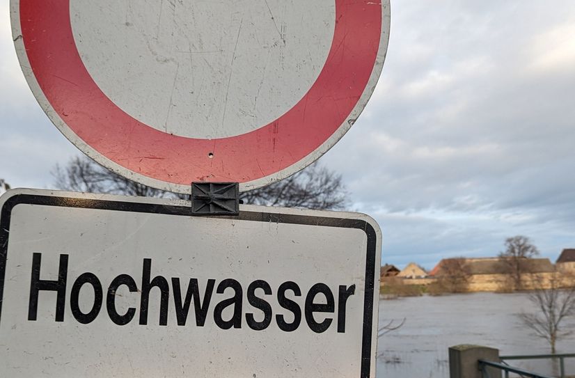 Hochwasser- und Überflutungsgefahr droht vielerorts auch im Landkreis Meißen.