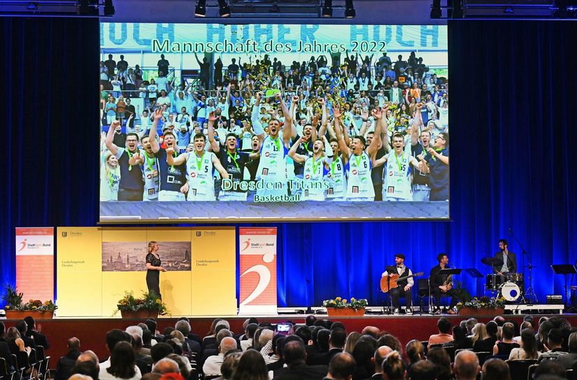 Die Dresden Titans wurden zur Mannschaft des Jahres 2022 gewählt.