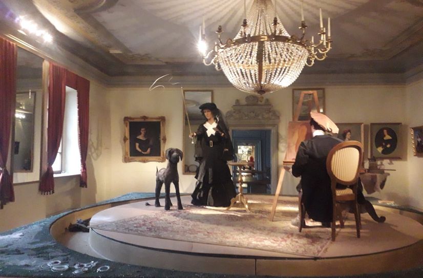 Lola Montez im Atelier von Joseph Karl STieler 1847.